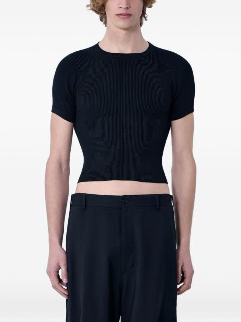 RIER ribbed cropped T-shirt