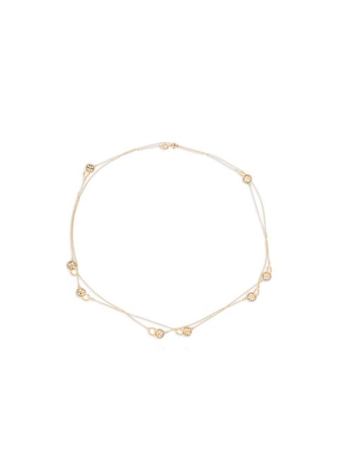TORY BURCH round-motifs long necklace