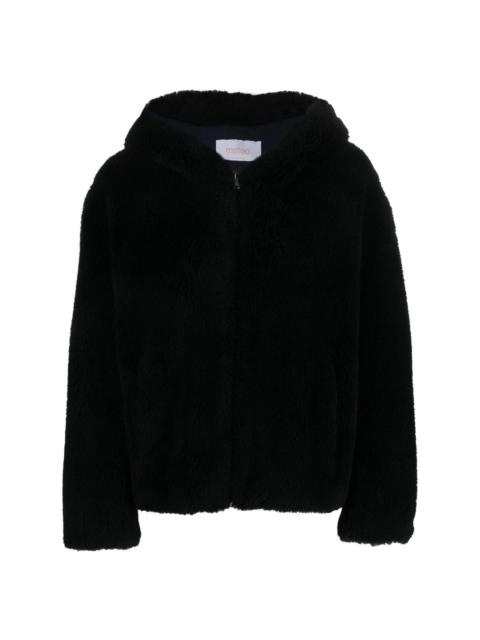 hooded wool jacket