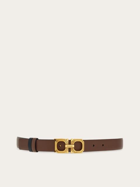 FERRAGAMO REVERSIBLE AND ADJUSTABLE GANCINI BELT