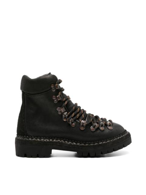 Guidi LACE-UP LEATHER BOOTS