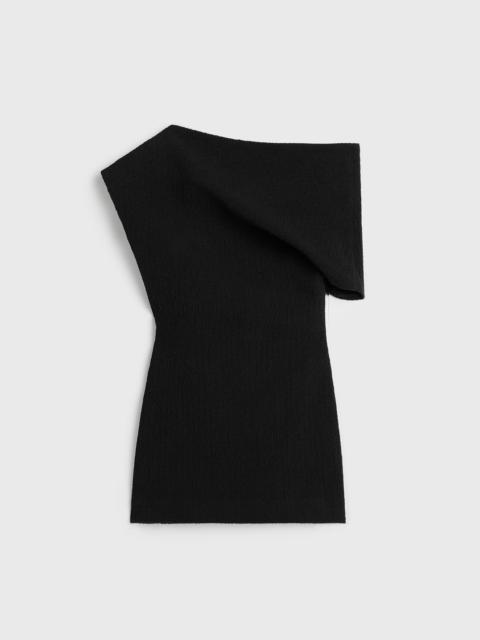 TOTEME One-shoulder top black