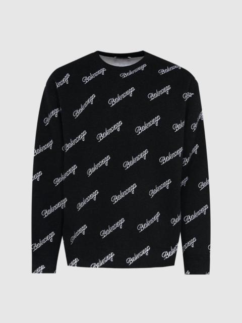 BALENCIAGA LONG SLEEVE CREWNECK SWEATER