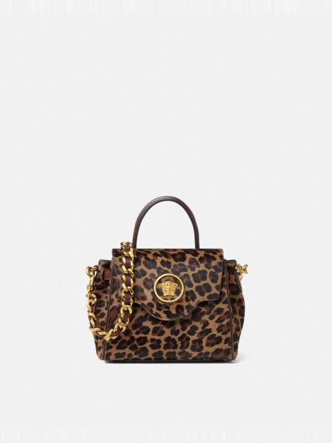 VERSACE Leopard La Medusa Small Handbag