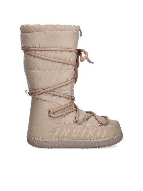 INUIKII quilted lace-up boots