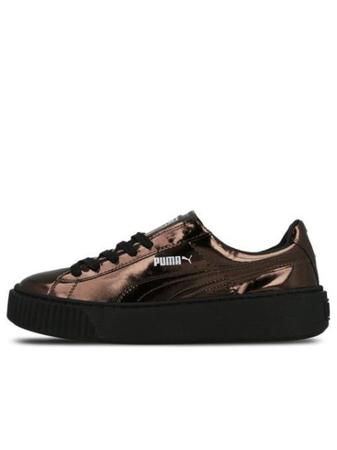 PUMA (WMNS) PUMA Basket Platform 'Metallic Bronze' 362339-03