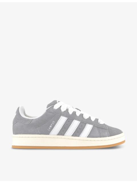adidas Campus 00s brand-stripe low-top suede trainers