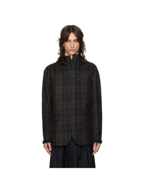 Comme des Garçons Homme Green Check Jacket