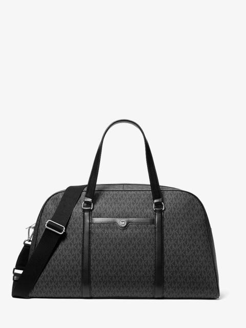 MICHAEL KORS Jet Set Travel Extra-Large Signature Logo Weekender Bag