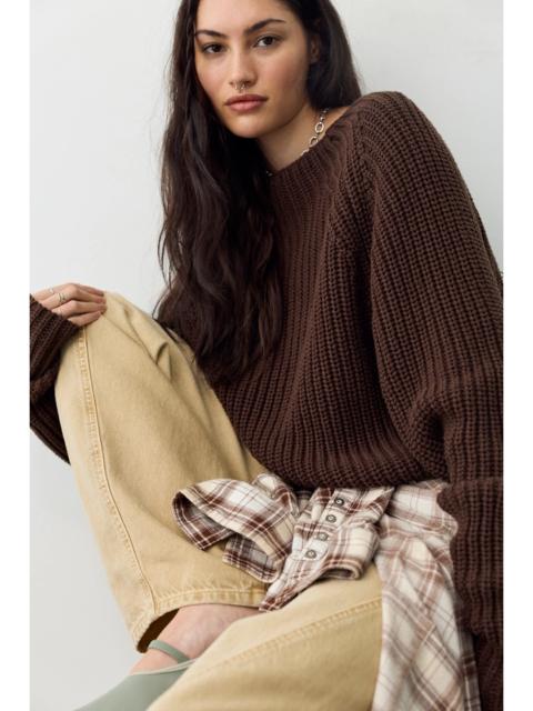 FREE PEOPLE Low Tide Knit Pullover