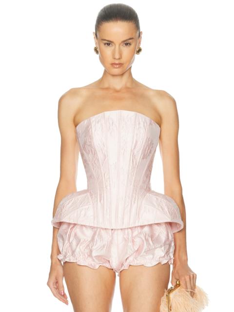 AKNVAS Emmi Strapless Structured Top