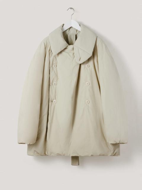 Lemaire WADDED SHORT TRENCH
COTTON NYLON