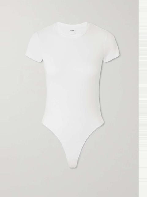 RE/DONE Stretch-cotton jersey bodysuit