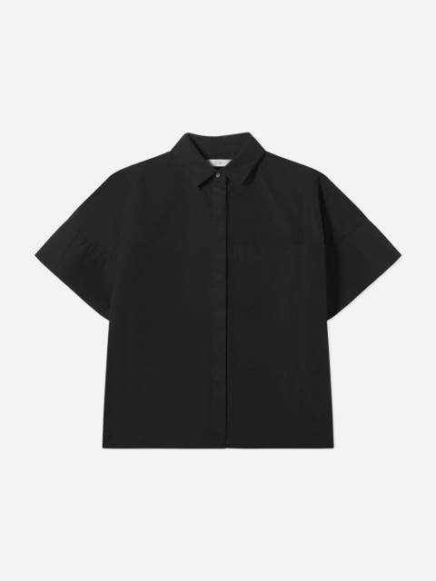 CO Boxy Short Sleeve Shirt in Cotton Poplin