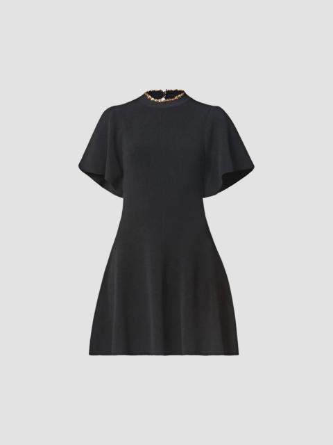 Shoshanna Women's Aura Chainlink Minidress - Jet