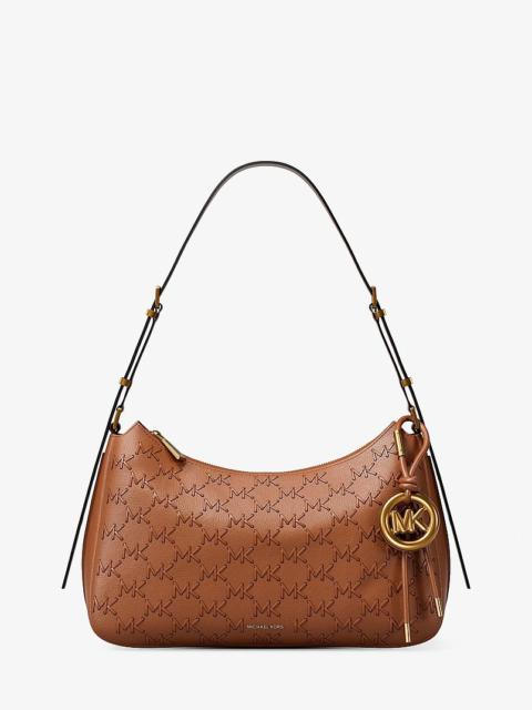 MICHAEL KORS Nolita Medium Pebbled Leather Shoulder Bag
