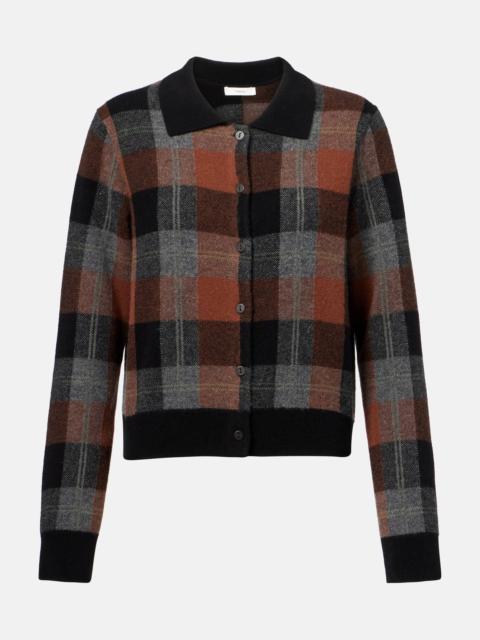 Vince Checked cardigan