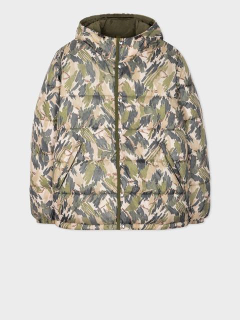 Paul Smith 'Big Flower' Jacquard Bomber Jacket | REVERSIBLE