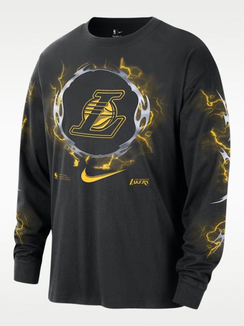 Los Angeles Lakers Courtside Men's Nike NBA Long-Sleeve T-Shirt