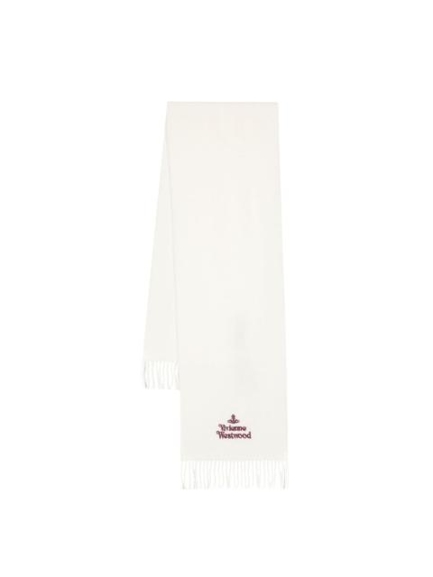 Vivienne Westwood embroidered scarf