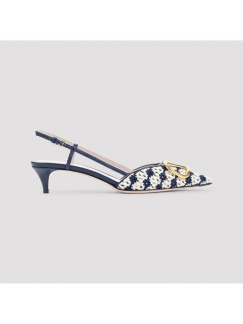 Valentino Valentino Garavani V Logo Slingback