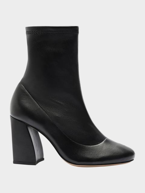 ALEXANDRE BIRMAN Leather Skinny Ankle Booties