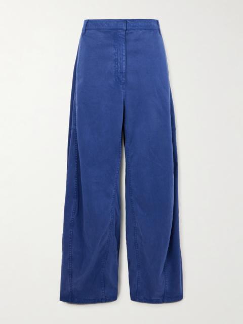 Tibi Sid Tencel Lyocell-blend Wide-leg Pants