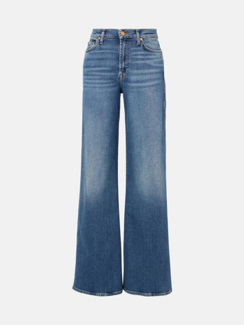 7 For All Mankind Lotta high-rise wide-leg jeans