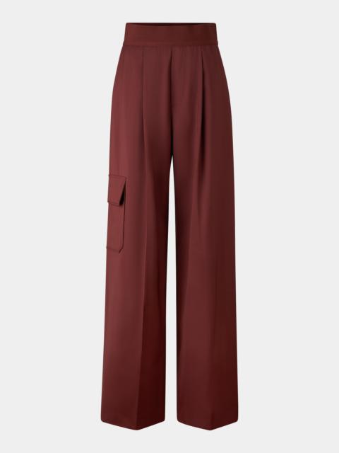 BOGNER Yoko cargo pants in Wine red