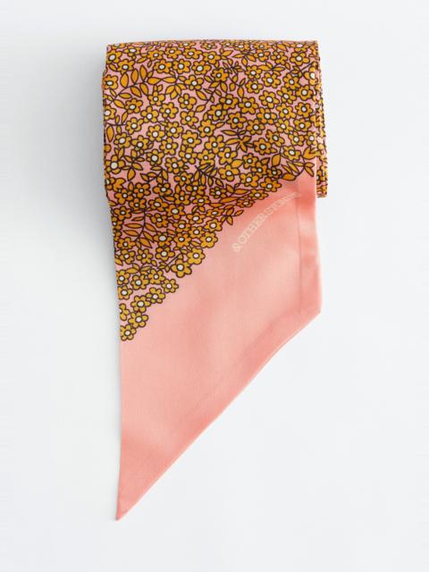 & Other Stories Slim Silk Print Scarf