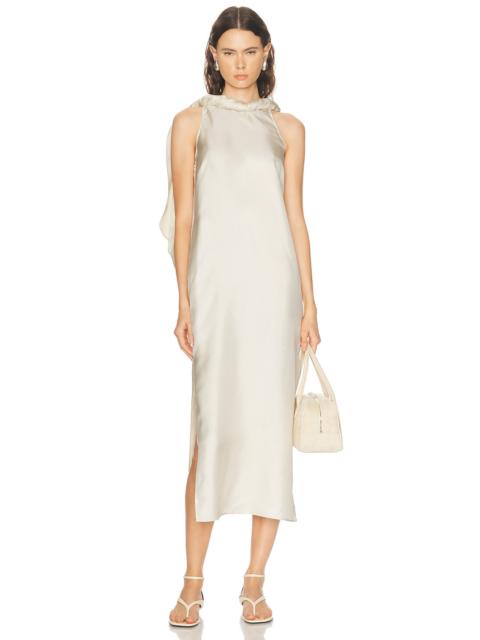 Loulou de Saison Susan Twisted Collar Dress