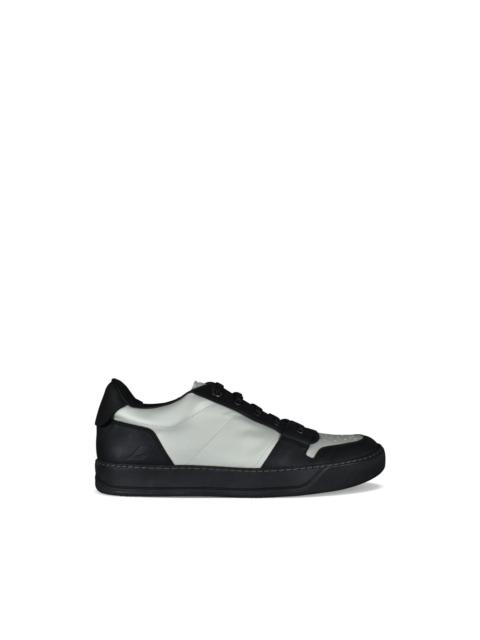 Lanvin DBB1 embossed-logo leather sneakers
