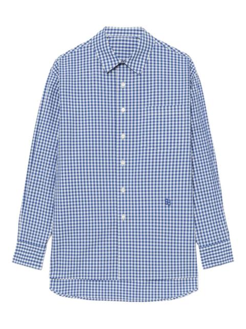 ADER error gingham-check 셔츠