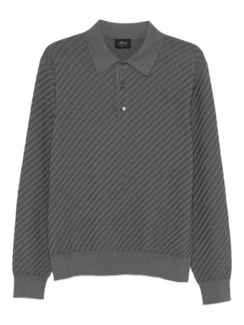 Brioni long-sleeve polo shirt