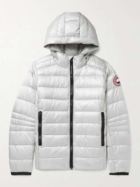 Crofton Slim-Fit Recycled Nylon-Ripstop Hooded Down Jacket