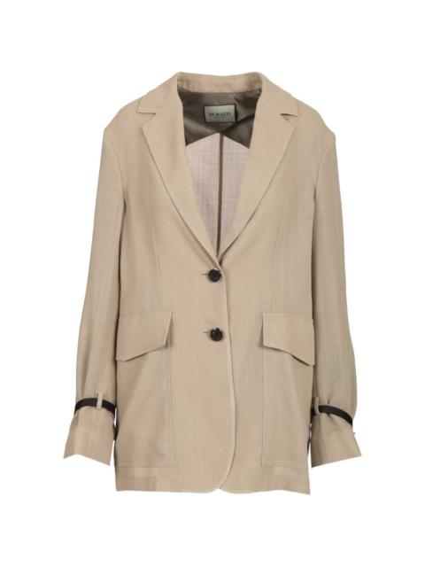DURAZZI MILANO button tab-sleeve jacket
