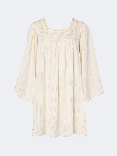 RIXO Estele Lurex® cotton-blend kaftan