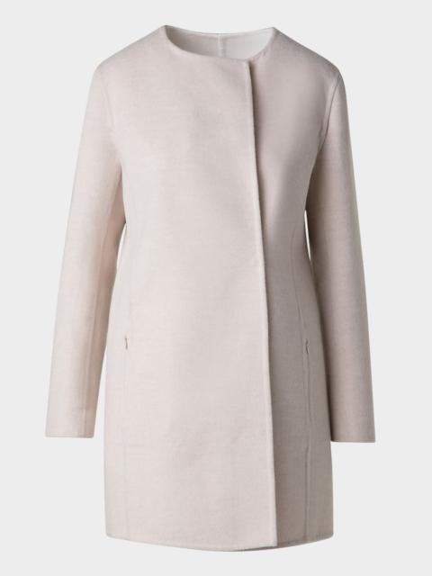 AKRIS Wool-Cashmere Reversible Coat