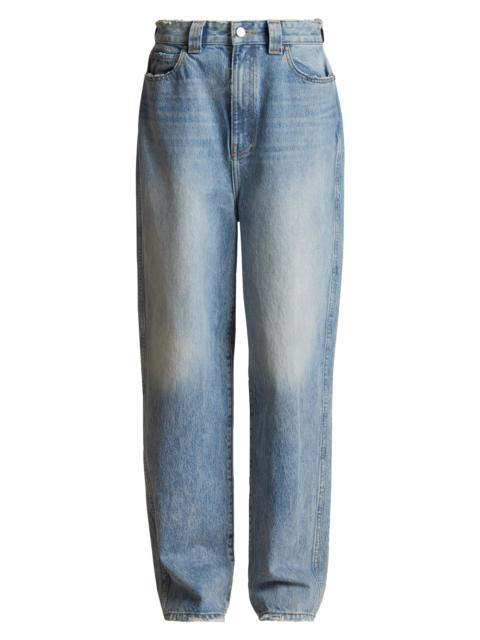 KHAITE Women's Martin Wide-Leg Jeans - Distressed Bryce