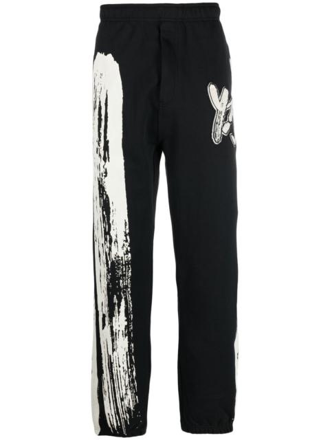 Y-3 logo-print track pants