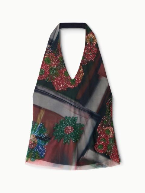 STAUD STAUD FELICE TOP SUPERBLOOM SCARF