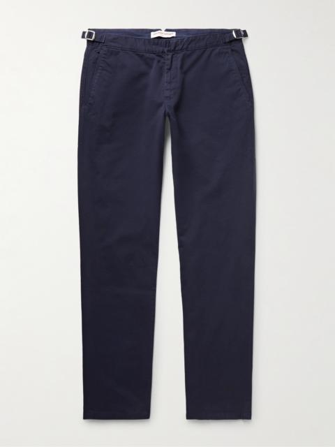 ORLEBAR BROWN Fallon Straight-Leg Cotton-Blend Twill Trousers
