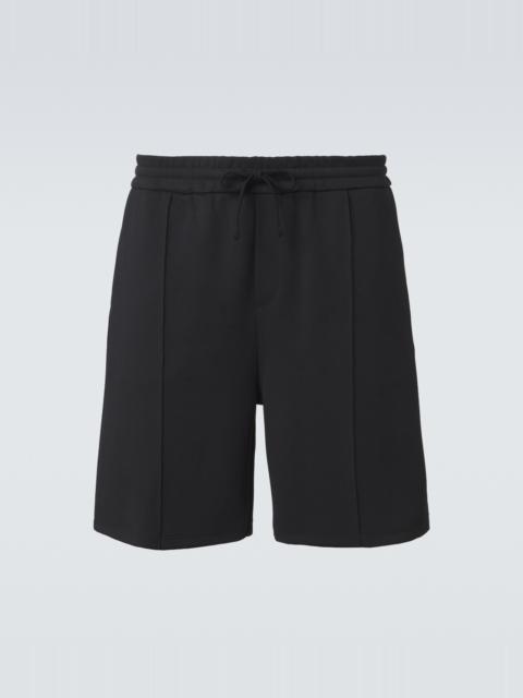 Valentino Cotton-blend jersey shorts