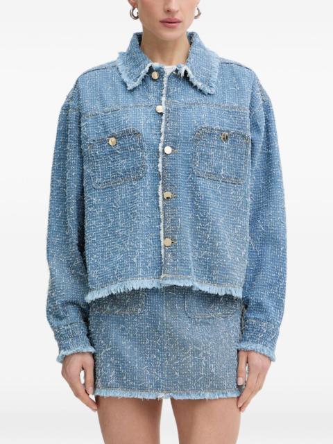 GUESS USA frayed buttoned jacket