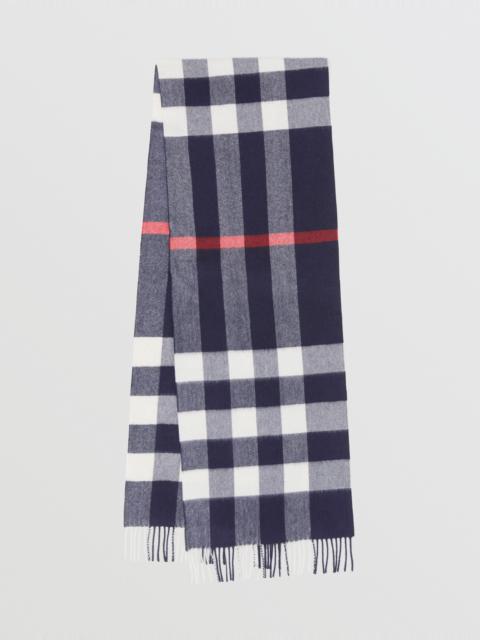 Check Cashmere Scarf