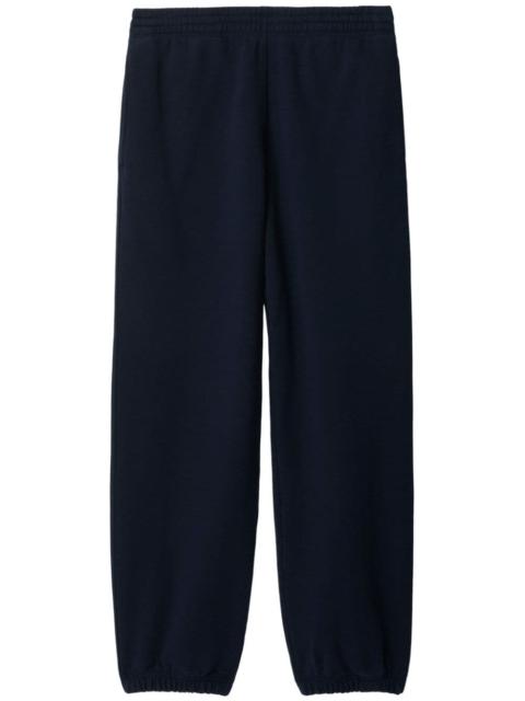 Burberry logo-appliquÃ© cotton track pants