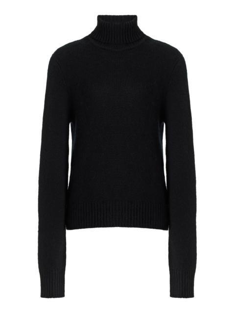 GABRIELA HEARST Madden Knit Turtleneck Sweater in Black Cashmere