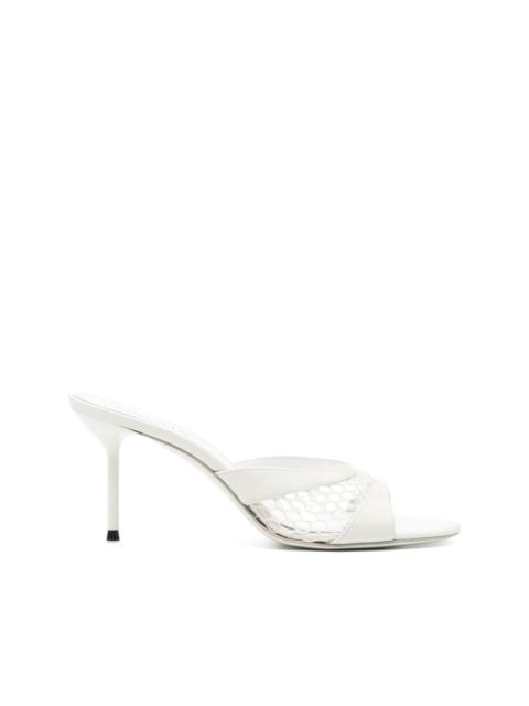 PARIS TEXAS Lida mesh heeled sandals