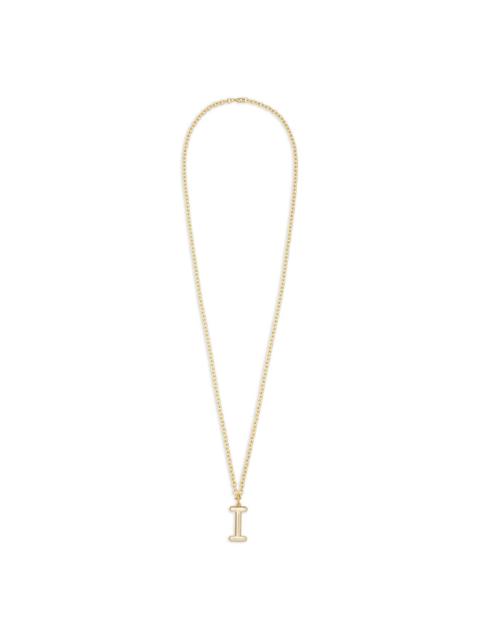 ROXANNE ASSOULIN Big Puffy Initial necklace