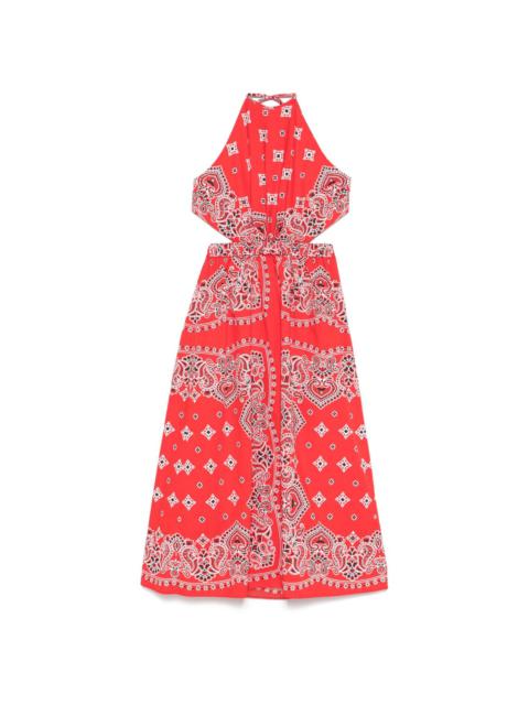 Sandro Ajaccio midi dress